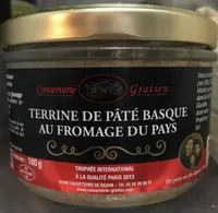 Terrine de pâté basque au fromage du pays