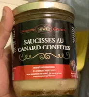 Saucisses au canard confits