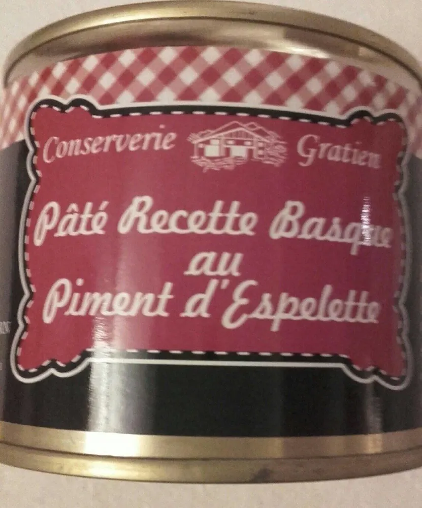 Pâté basque au piment d'Espelette