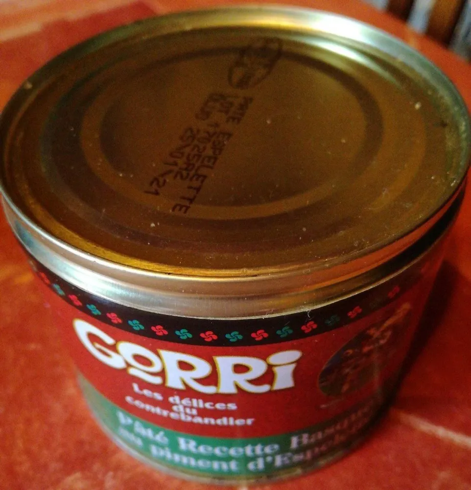 Pâté recette basque au piment d'espelette