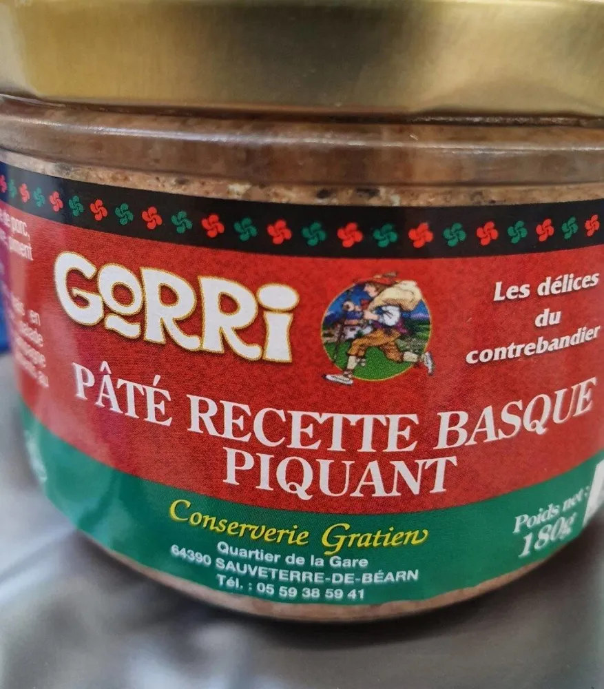 Pâté recette Basque piquant