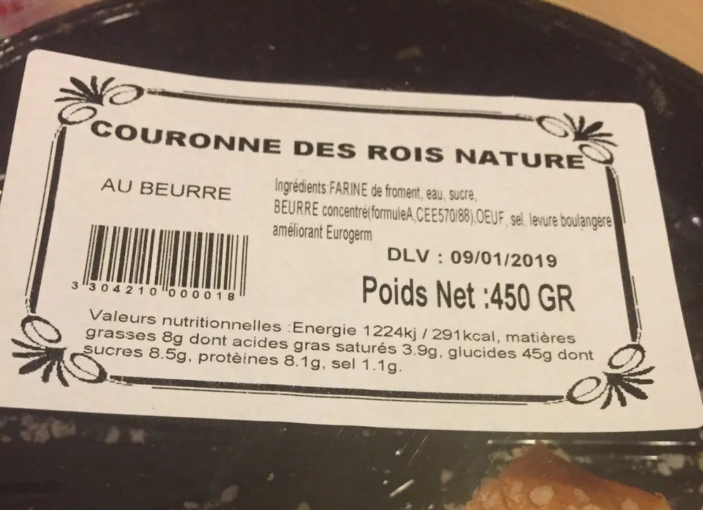 Couronne des rois nature