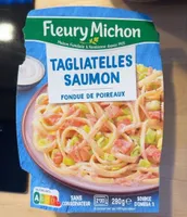 Tagliatelles saumon fondue de poireaux