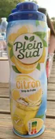 Sirop de fruit citron