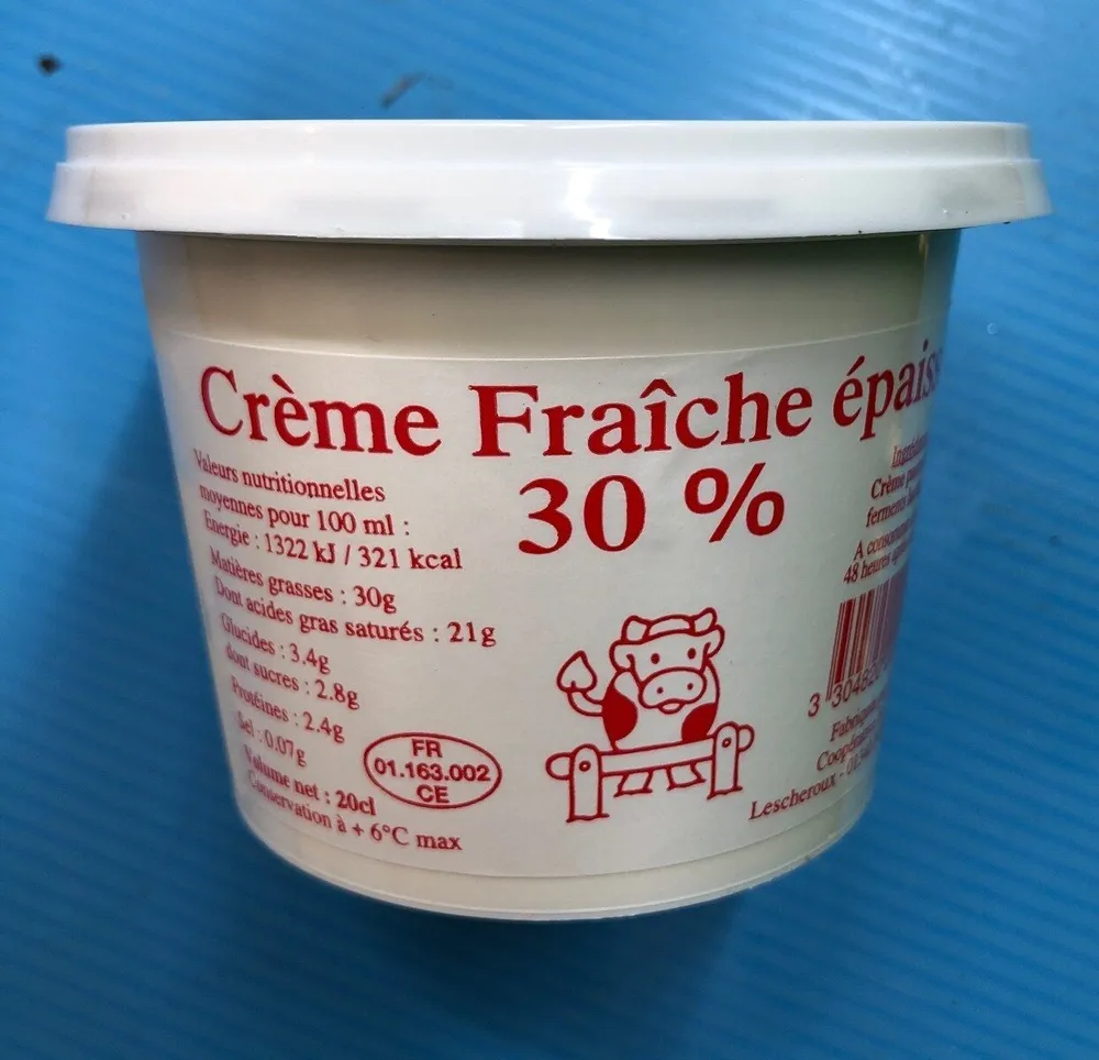Crème Fraîche épaisse 30%