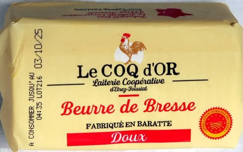 Beurre de Bresse, doux