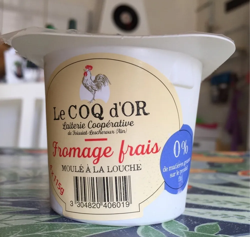Fromage frais moulé a la louche 0%