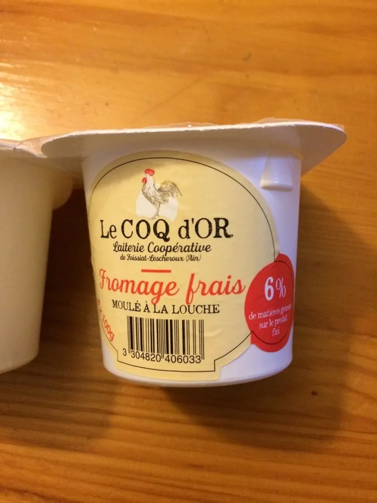 Fromage frais moulé à la louche