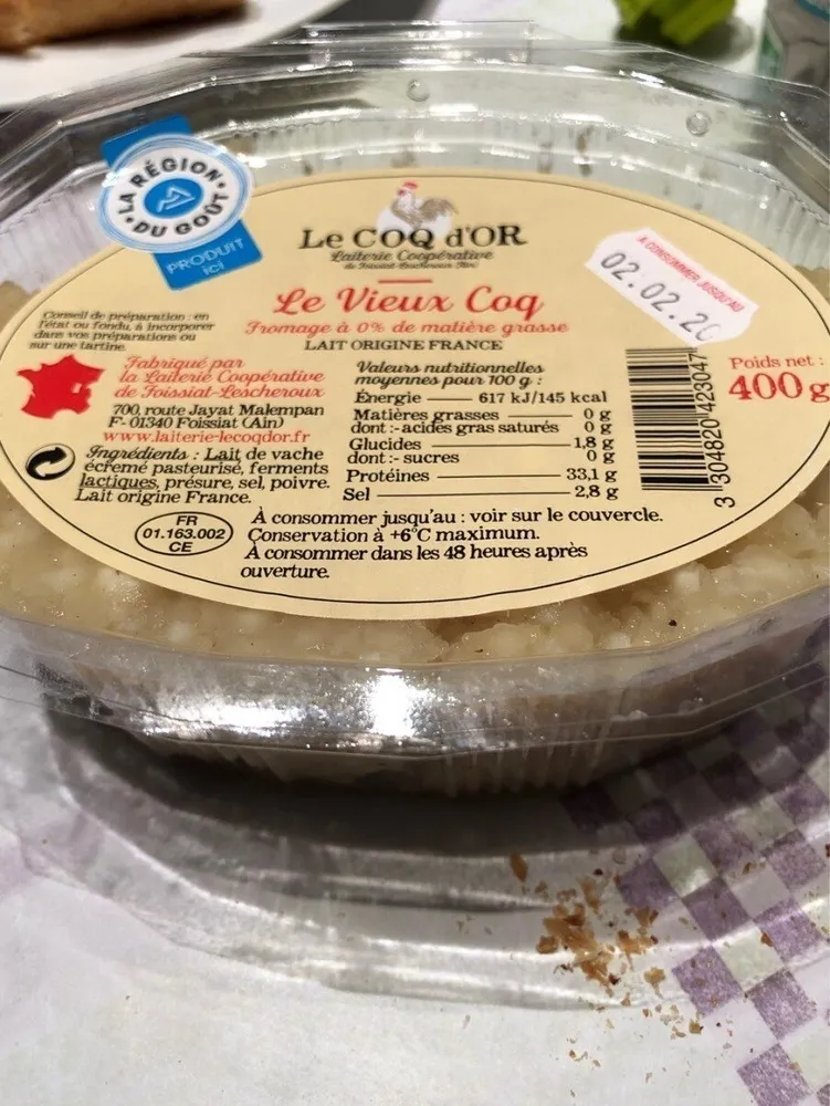 Fromage fort le vieux coq