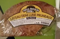 Gâteau demi-lune aux pruneaux