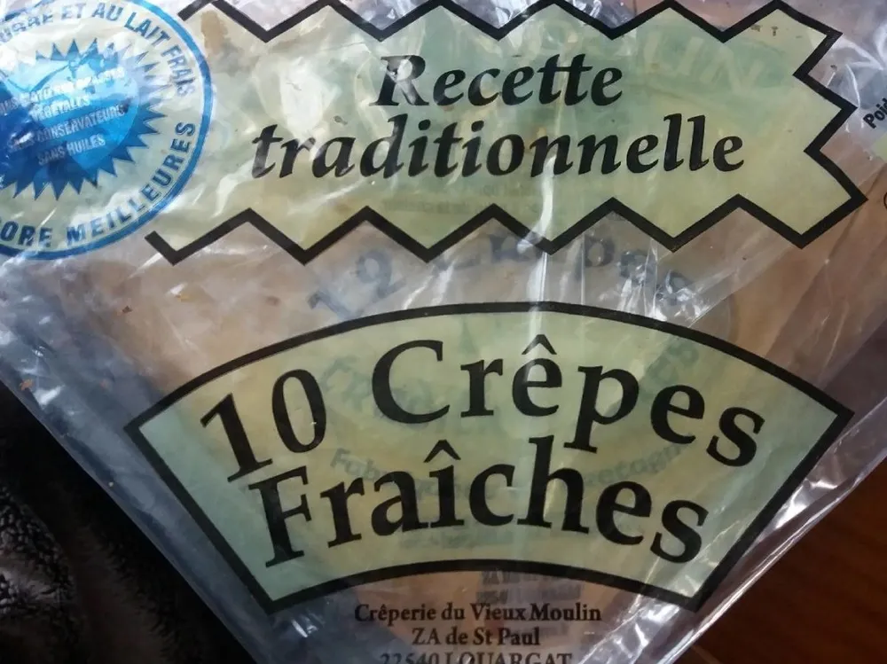 10 Crêpes Fraîches