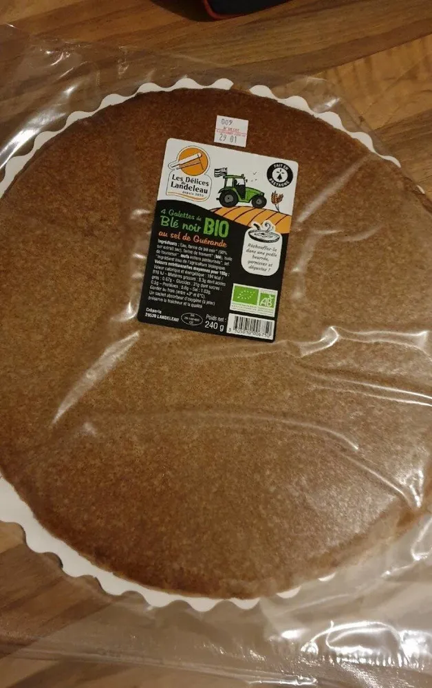 4 galettes au blé noir BIO