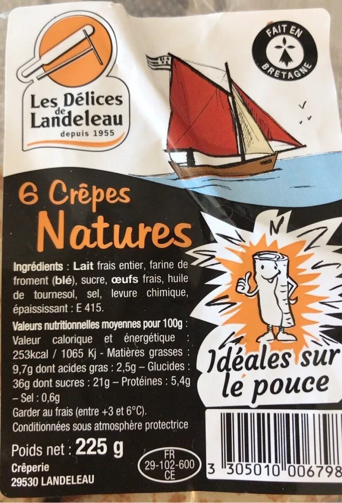 6 Crêpes Nature
