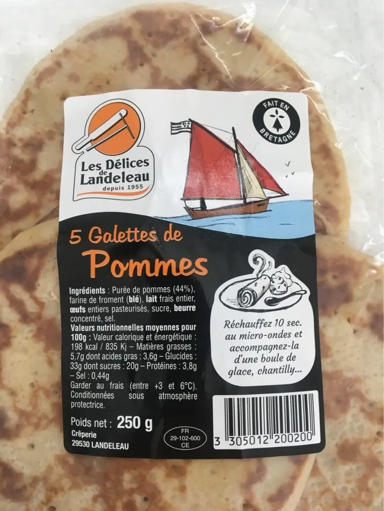 5 Galettes aux pommes
