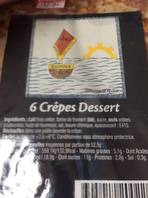 6 Crêpes Dessert