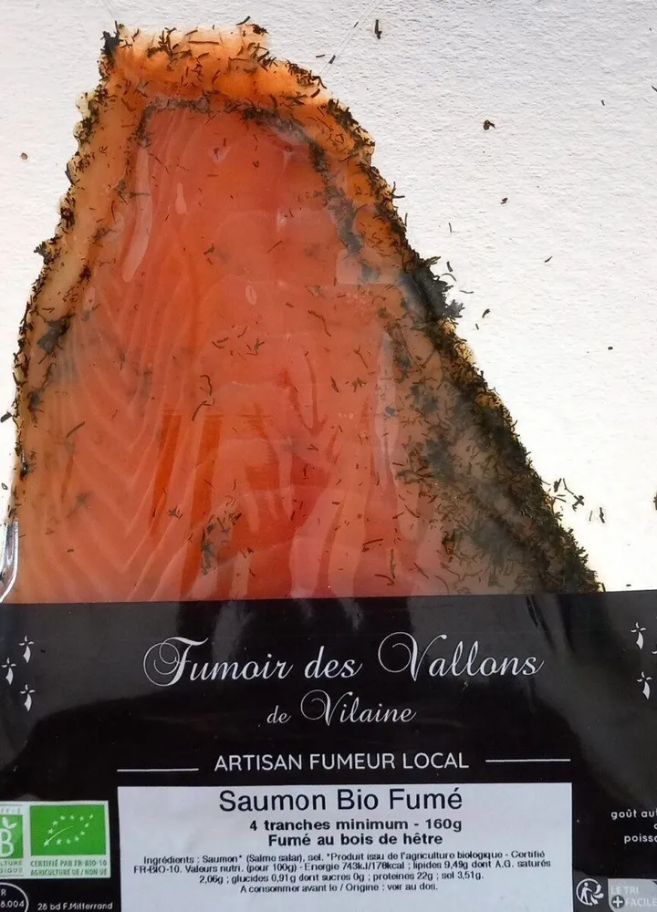 Saumon bio fumé