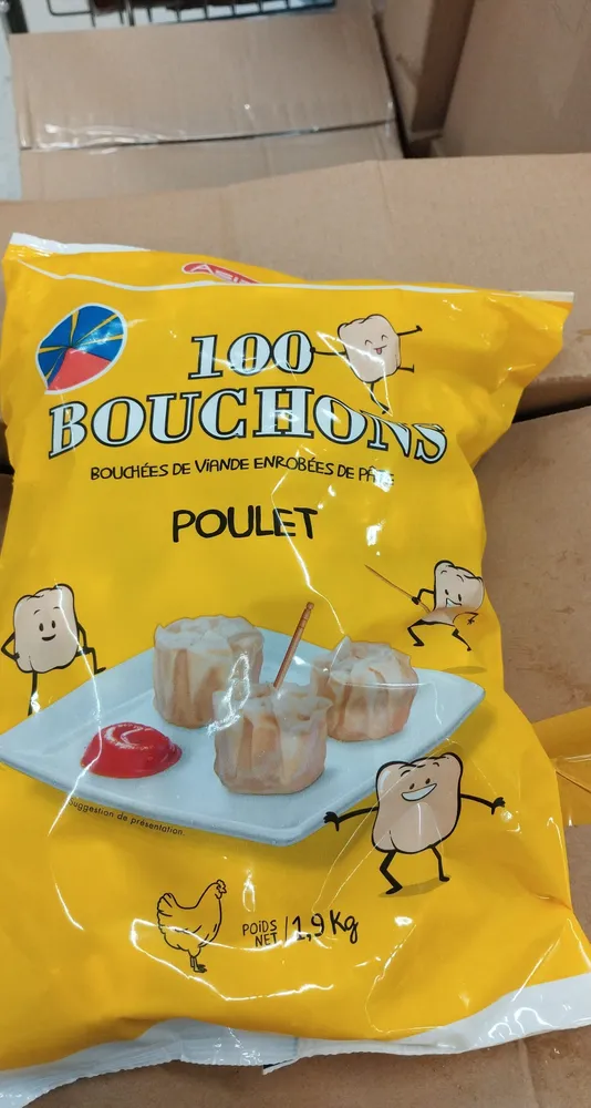 100 bouchons poulet