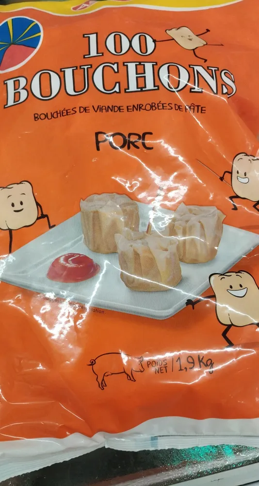100 bouchon porc asia
