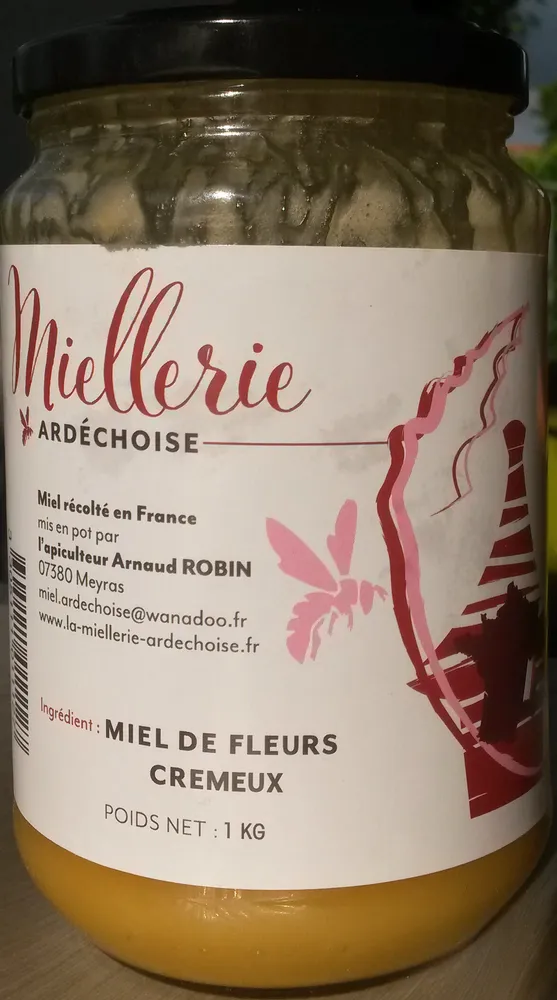 Miel de fleurs crémeux