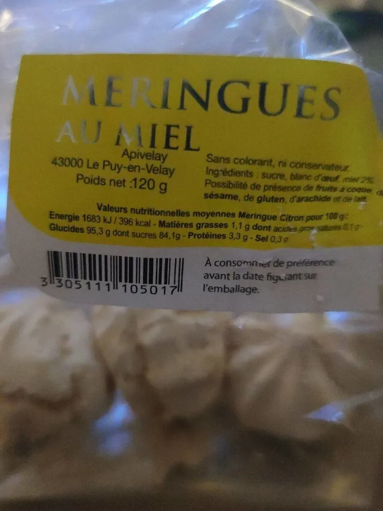Meringues au miel