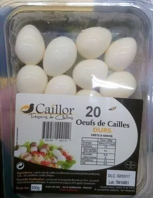 20 oeufs de cailles durs