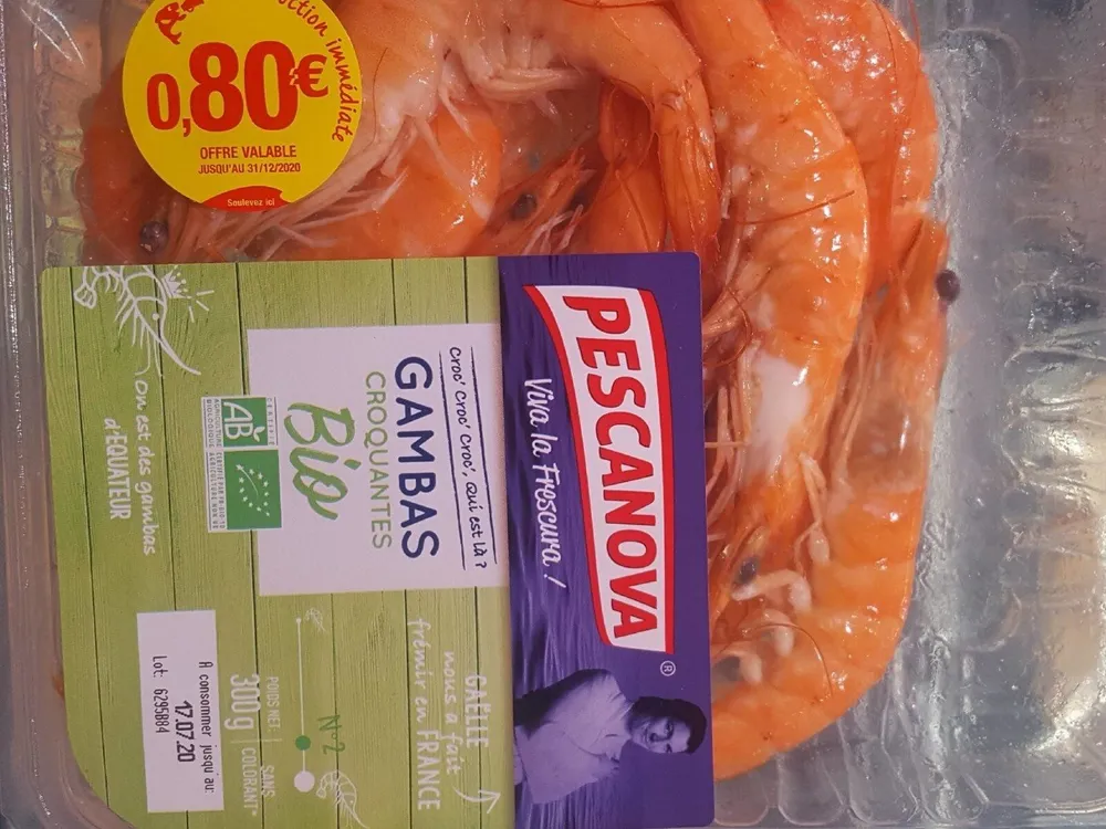 Crevettes bio