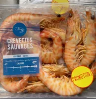 Crevettes sauvages cuites