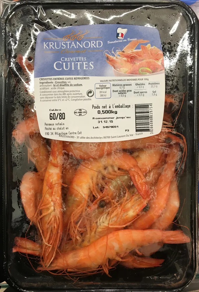 Crevettes cuites
