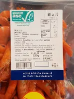 Crevettes entières cuites