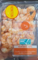 Crevettes décortiquées cuites