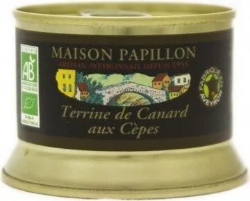 Terrine Canard Pur Volaille Aux Cepes