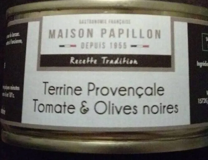 Terrine Provençale Tomate & Olives noires