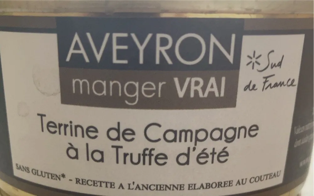Terrine de campagne à la truffe d’été