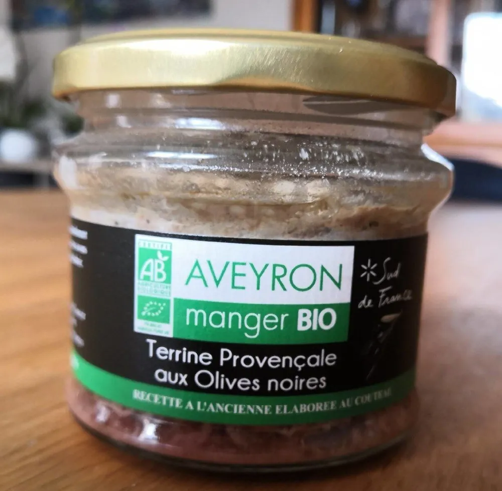 Terrine provencale aux olives noires