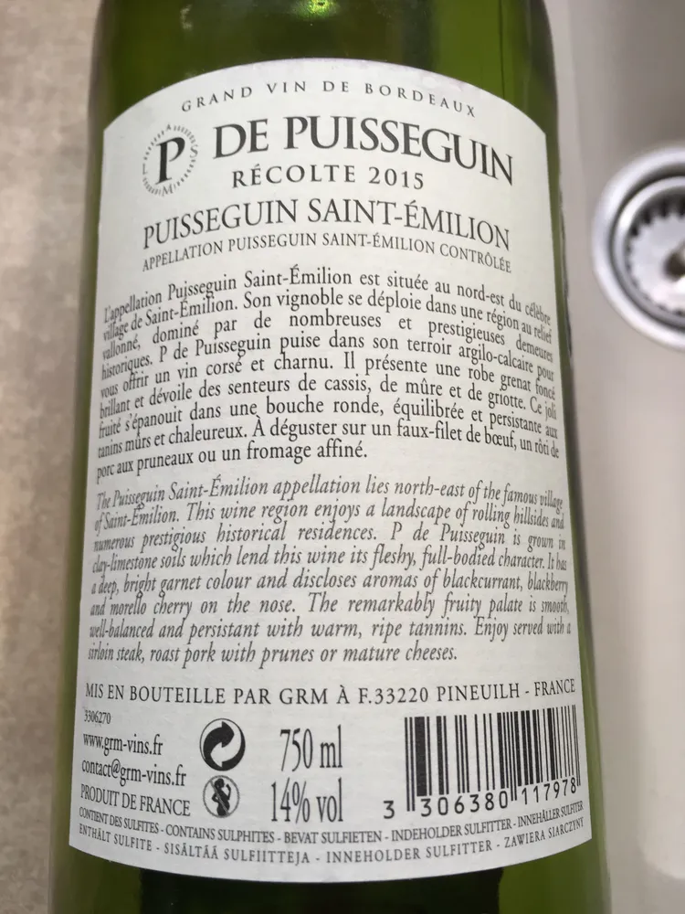 De Puisseguin - Saint Emilion