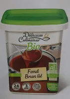 Fond brun lié BIO