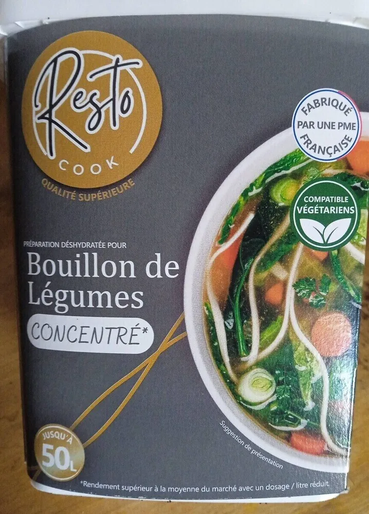 Bouillon de légumes concentré