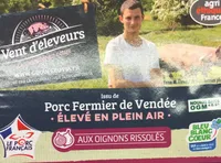 Saucisse porc fermier aux oignons rissoles