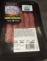 Chipolatas porc fermier nature
