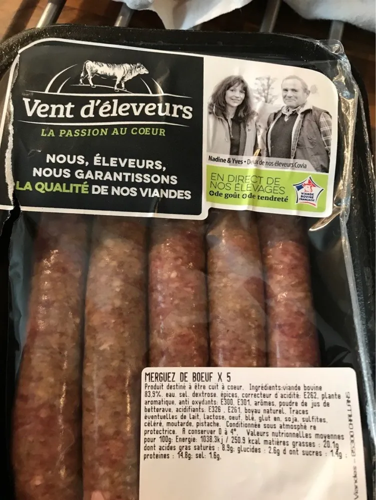 Merguez de boeuf