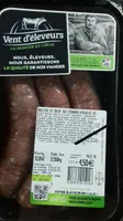 Saucisses de boeuf aux oignons rissolés