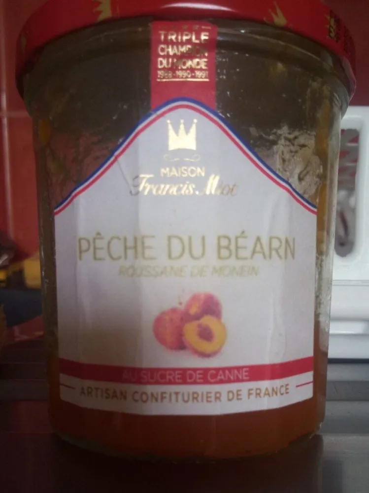 Confiture pêche du Béarn