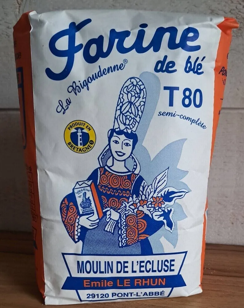 Farine de blé T80 semi-complète La Bigoudenne