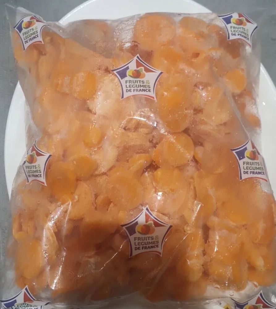Carottes rondelles surgelées
