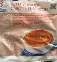 Pureée cuisinée carotte et potiron
