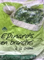 Epinards en branches à la crème