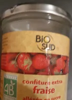 Confiture extra fraise allégé en sucre