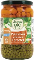 Petits pois et jeunes Carottes