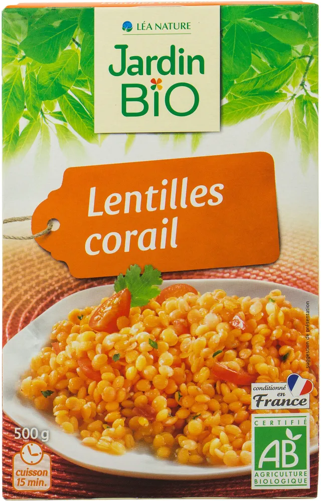 Lentilles corail