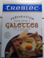 Préparation pour pâte à galettes de sarrasin